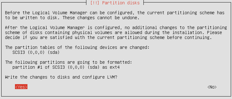 ubuntu lvm write confirm